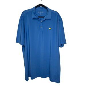 Augusta National Masters Golf Polo Shirt XL Blue Mens Embroidered Logo